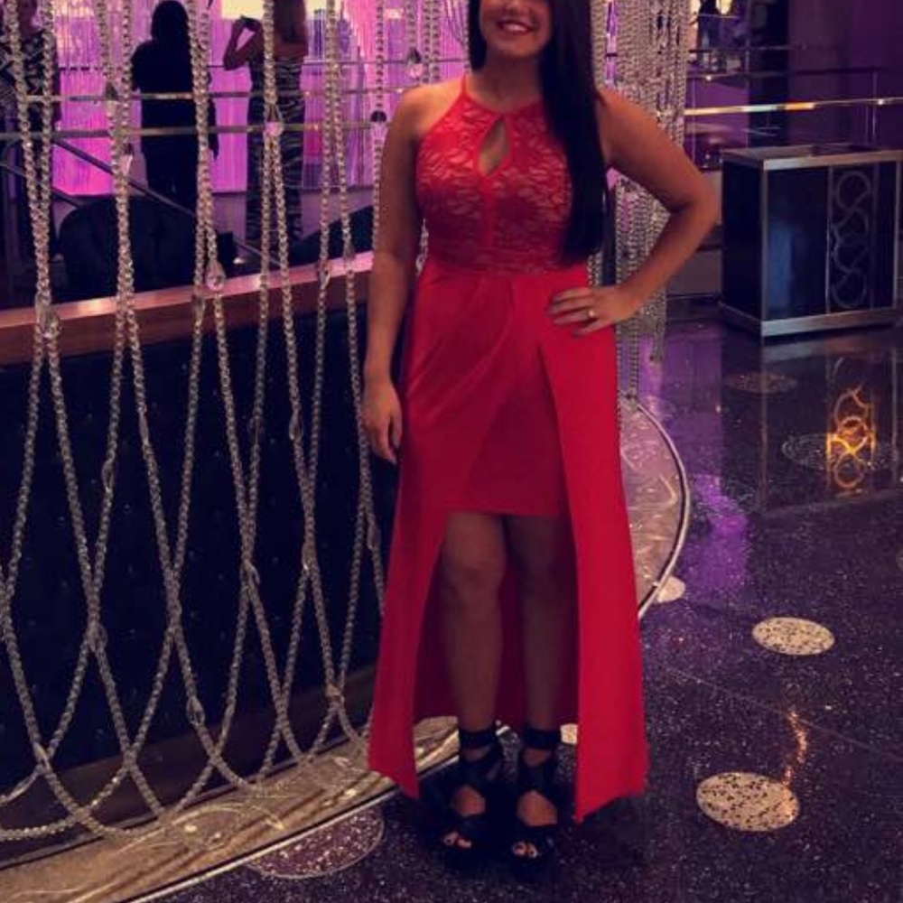 Sexy Red Gown